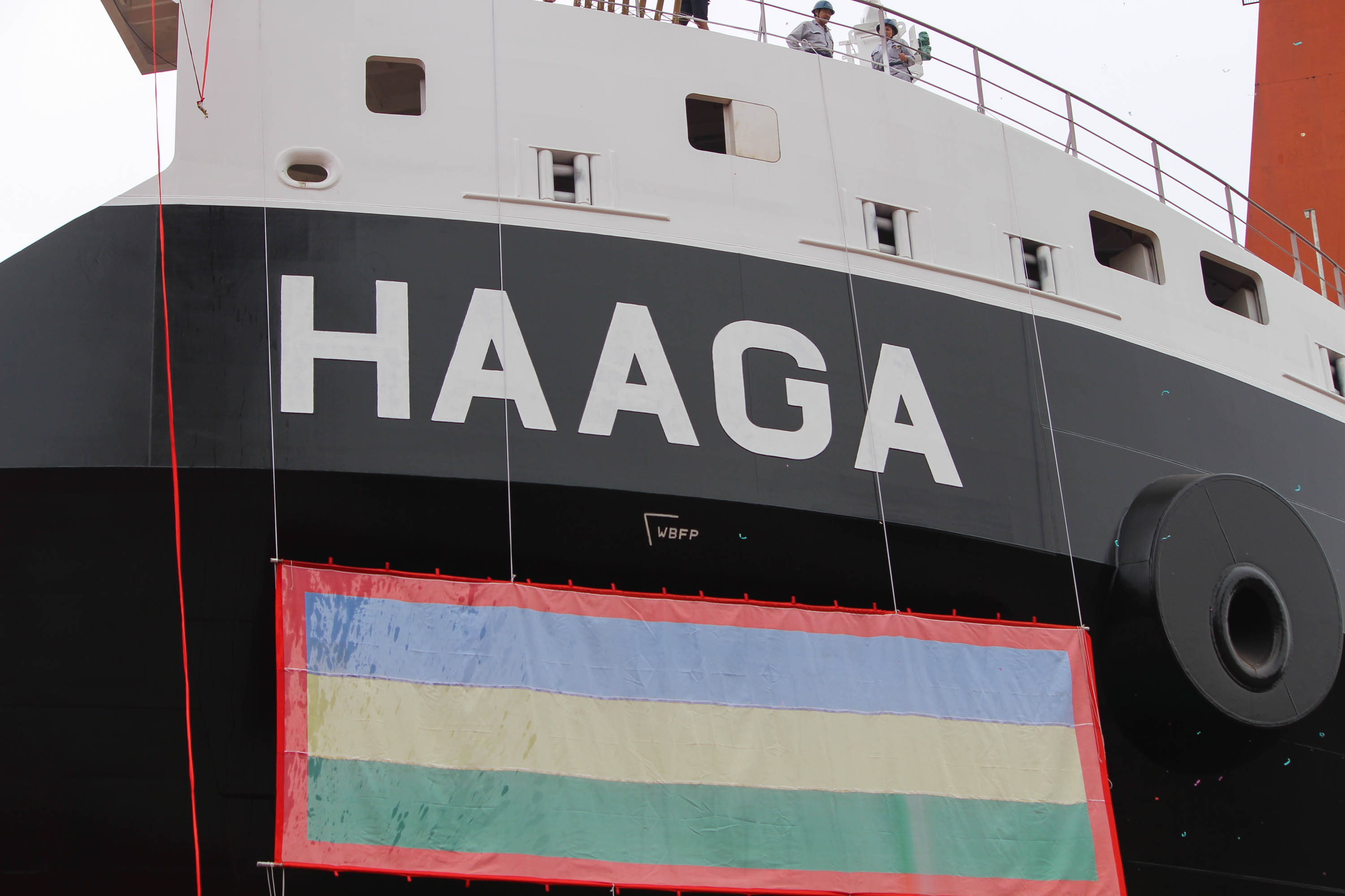 ESL Shipping s Second LNG fueled Dry Cargo Vessel Was Named Haaga